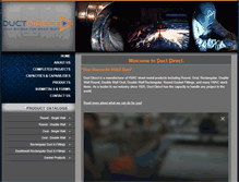 Tablet Screenshot of ductdirect.com